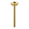 Axor Showersolutions Extension Pipe For Ceiling Mount, 12" In Brushed Gold Optic, 26433251
