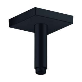 Axor Showersolutions Extension Pipe For Ceiling Mount Square, 4" In Matte Black, 26437671