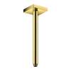 Axor Showersolutions Extension Pipe For Ceiling Mount Square, 12" In Polished Gold Optic, 26438991