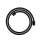 Axor Shower Solutions Textile Hose With Cylindrical Nut, 63" In Matte Black, 28261670