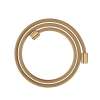Axor Shower Solutions Textile Hose With Cylindrical Nut, 63" In Polished Gold Optic, 28261990