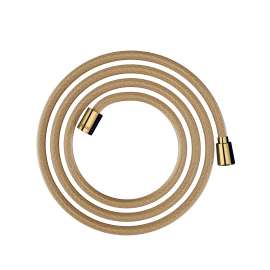 Axor Shower Solutions Textile Hose With Cylindrical And Conical Nut, 79" In Polished Gold Optic, 28290990