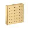 Axor Showersolutions Shower Module 5" X 5" Square In Brushed Gold Optic, 28491251