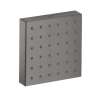 Axor Showersolutions Shower Module 5" X 5" Square In Brushed Black Chrome, 28491341