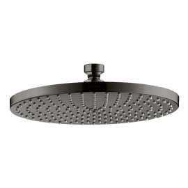 Axor Starck Showerhead 240 1-Jet, 2.5 Gpm In Polished Black Chrome, 28494331