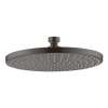 Axor Starck Showerhead 240 1-Jet, 2.5 Gpm In Brushed Black Chrome, 28494341