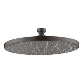 Axor Starck Showerhead 240 1-Jet, 2.5 Gpm In Brushed Black Chrome, 28494341