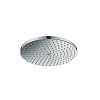 Axor Showersolutions Showerhead  240 1-Jet Powder Rain, 2.5 Gpm In Chrome, 28612001