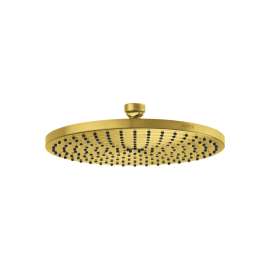 Axor Showersolutions Showerhead  240 1-Jet Powder Rain, 2.5 Gpm In Brushed Gold Optic, 28612251