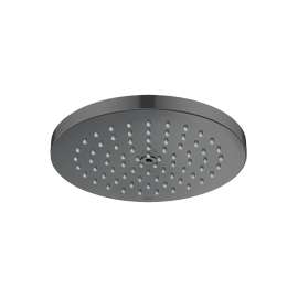 Axor Showersolutions Showerhead 180 1-Jet Powder Rain, 2.5 Gpm In Brushed Black Chrome, 28615341