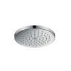 Axor Showersolutions Showerhead 180 1-Jet Powder Rain, 1.75 Gpm In Chrome, 28618001