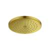 Axor Showersolutions Showerhead 180 1-Jet Powder Rain, 1.75 Gpm In Brushed Gold Optic, 28618251