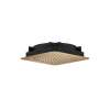 Axor Citterio C Showerhead 270 Square 1-Jet Flush Ceiling, 2.5 Gpm In Brushed Bronze, 28795141