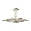 Axor Citterio C Showerhead 270 Square 1-Jet Ceiling Connection, 1.75 Gpm In Polished Nickel, 28797831