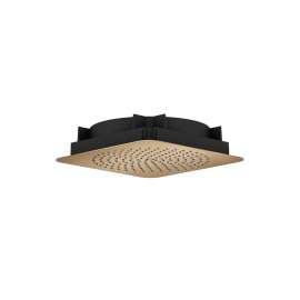 Axor Citterio C Showerhead 270 Square 1-Jet Flush Ceiling, 1.75 Gpm In Brushed Bronze, 28798141