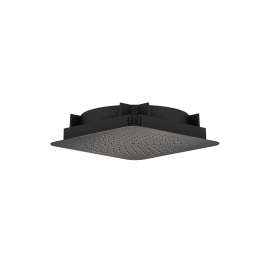 Axor Citterio C Showerhead 270 Square 1-Jet Flush Ceiling, 1.75 Gpm In Brushed Black Chrome, 28798341