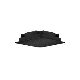 Axor Citterio C Showerhead 270 Square 1-Jet Flush Ceiling, 1.75 Gpm In Matte Black, 28798671