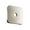 Axor Citterio C Wall Plate Softsquare 5" X 5" In Polished Nickel, 28801831