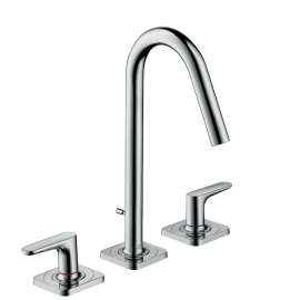 Axor Citterio M Widespread Faucet 160 With Pop-Up Drain, 1.2 Gpm In Chrome, 34133001