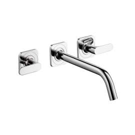 Axor Citterio M Wall-Mounted Widespread Faucet Trim, 1.2 Gpm In Chrome, 34315001