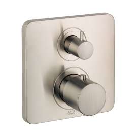 Axor Citterio M Thermostatic Trim With Volume Control In Brushed Nickel, 34705821