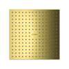 Axor Showersolutions Showerhead 250 Square 2-Jet, 2.5 Gpm In Polished Gold Optic, 35313991