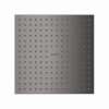Axor Showersolutions Showerhead 250 Square 2-Jet, 1.75 Gpm In Brushed Black Chrome, 35315341