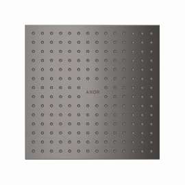 Axor Showersolutions Showerhead 250 Square 2-Jet, 1.75 Gpm In Brushed Black Chrome, 35315341