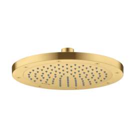 Axor Showersolutions Showerhead 245 1-Jet, 2.5 Gpm In Brushed Gold Optic, 35384251