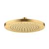Axor Showersolutions Showerhead 245 1-Jet, 1.5 Gpm In Brushed Gold Optic, 35386251