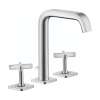 Axor Citterio E Widespread Faucet 170 With Pop-Up Drain, 1.2 Gpm In Chrome, 36108001