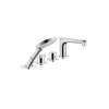 Axor Citterio E 4-Hole Thermostatic Roman Tub Set Trim With 1.75 Gpm Handshower In Chrome, 36413001