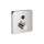 Axor Showerselect Thermostatic Trim Softcube For 1 Function In Chrome, 36705001