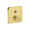 Axor Showerselect Thermostatic Trim Softcube For 1 Function In Brushed Gold Optic, 36705251