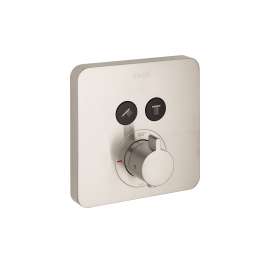 Axor Showerselect Thermostatic Trim Softcube For 2 Functions In Brushed Nickel, 36707821