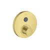 Axor Showerselect Thermostatic Trim Round For 1 Function In Brushed Gold Optic, 36722251