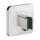 Axor Citterio E Handshower Holder With Outlet 5" X 5" In Chrome, 36724001