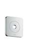 Axor Citterio E Wall Plate 5" X 5" Softcube In Chrome, 36725001