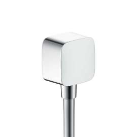 Axor Showersolutions Wall Outlet Softcube With Check Valves In Chrome, 36731001
