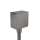 Axor Showersolutions Wall Outlet Square With Check Valves In Brushed Black Chrome, 36732341
