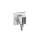 Axor Showersolutions Wall Outlet With Handshower Holder, Square In Chrome, 36734001