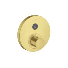Axor Uno Diverter Trim Trio/Quattro In Brushed Gold Optic, 38934251