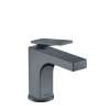 Axor Citterio Single-Hole Faucet 90 With Pop-Up Drain- Rhombic Cut, 1.2 Gpm In Brushed Black Chrome, 39001341