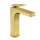 Axor Citterio Single-Hole Faucet 160 With Pop-Up Drain- Rhombic Cut, 1.2 Gpm In Brushed Gold Optic, 39071251