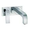 Axor Citterio Wall-Mounted Single-Handle Faucet Trim With Base Plate, 1.2 Gpm In Chrome, 39119001