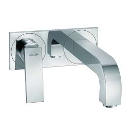 Axor Citterio Wall-Mounted Single-Handle Faucet Trim With Base Plate, 1.2 Gpm In Chrome, 39119001