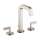 Axor Citterio Widespread Faucet 170 With Lever Handles And Pop-Up Drain, 1.2 Gpm In Brushed Nickel, 39135821