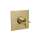 Axor Citterio Pressure Balance Trim- Cross Handle In Brushed Gold Optic, 39416251