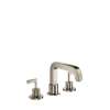 Axor Citterio 3-Hole Roman Tub Set Trim- Lever Handles In Brushed Nickel, 39431821
