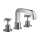Axor Citterio 3-Hole Roman Tub Set Trim- Cross Handles In Chrome, 39436001